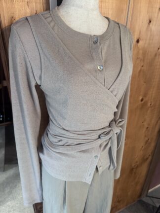 Tie Waist Cardigan Top