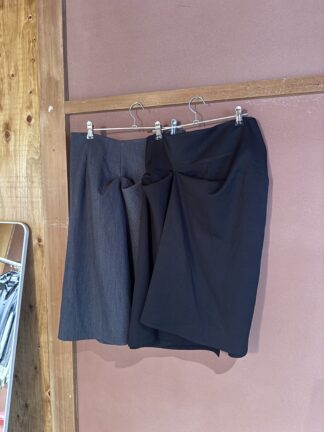 Tuck Drape Skirt